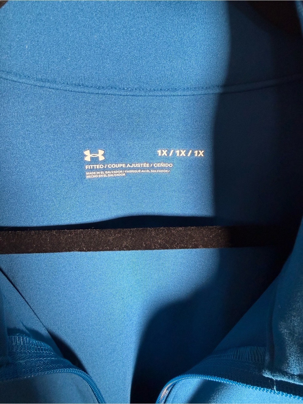 Under Armour Bright Blue Zip-Up Training Jacket - Picture 5 of 7